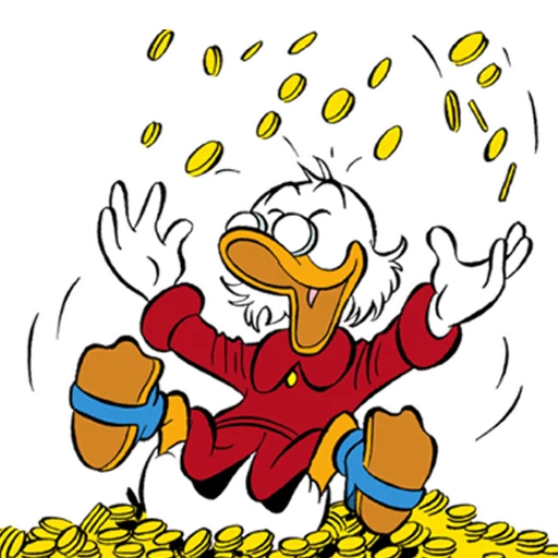 💰 Стикер «Uncle Scrooge» для Telegram
