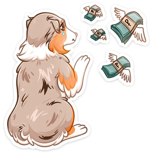 💸 Стикер «Аусси Раф» для Telegram