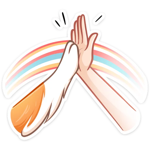 🤚 Стикер «Аусси Раф» для Telegram