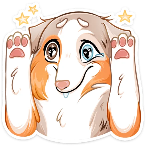 🥰 Стикер «Аусси Раф» для Telegram