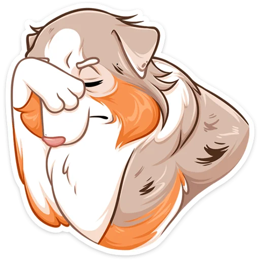 🤦 Стикер «Аусси Раф» для Telegram