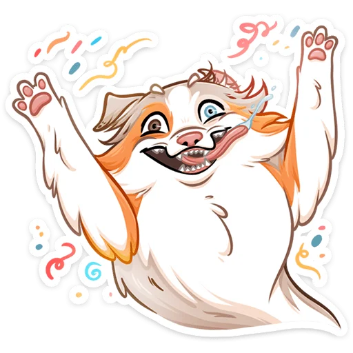 🎉 Стикер «Аусси Раф» для Telegram