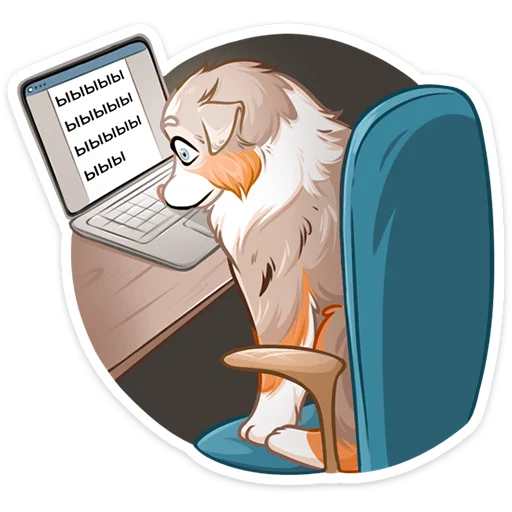 😆 Стикер «Аусси Раф» для Telegram