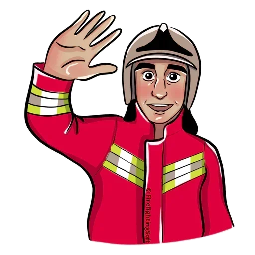 👋 Стикер «Australia Firefighter» для Telegram
