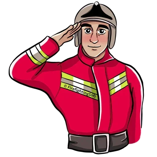 👨‍🚒 Стикер «Australia Firefighter» для Telegram
