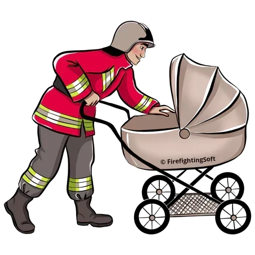 👶 Стикер «Australia Firefighter» для Telegram
