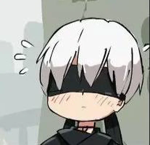 😰 Стикер «NieR Automata» для Telegram