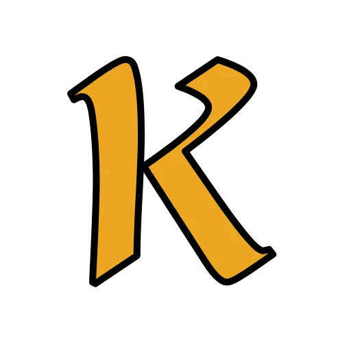 😋 Эмодзи «Буквы в палитре осени» для Telegram