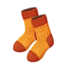 🧦 Эмодзи «Осенние оранжевые буквы» для Telegram
