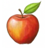 🍎 Эмодзи «Осенние оранжевые буквы» для Telegram