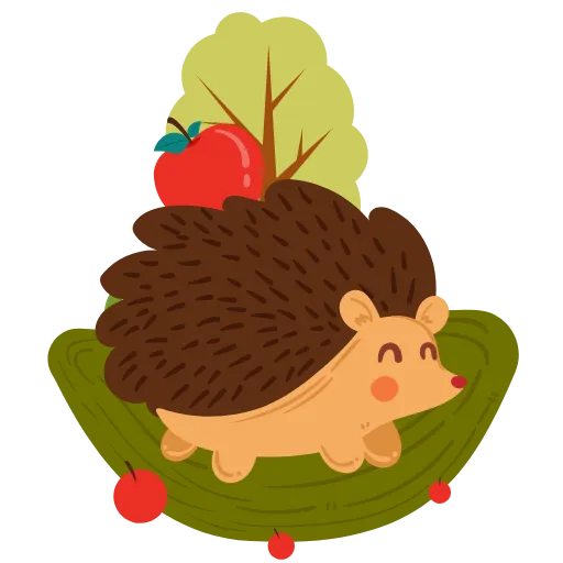 🦔 Стикер «Осень» для Telegram