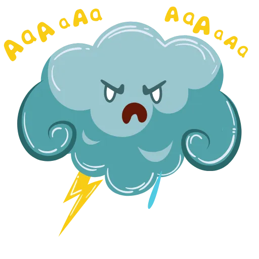 ⛈ Стикер «Осень» для Telegram