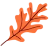 Стикер 52 ❤️🧡🧡🍁🧡
