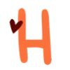 Стикер 15 ❤️🧡🧡🍁🧡