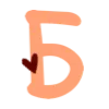 Стикер 2 ❤️🧡🧡🍁🧡