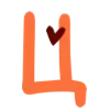 Стикер 24 ❤️🧡🧡🍁🧡