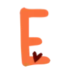 Стикер 6 ❤️🧡🧡🍁🧡