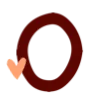 Стикер 16 ❤️🧡🧡🍁🧡