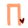 Стикер 17 ❤️🧡🧡🍁🧡