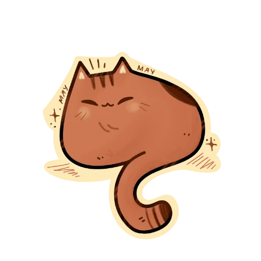 🐱 Стикер «Autumn girl» для Telegram