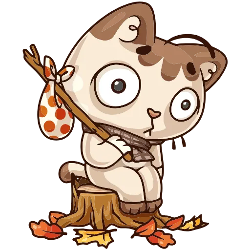 😞 Эмодзи «Осеннее настроение» для Telegram