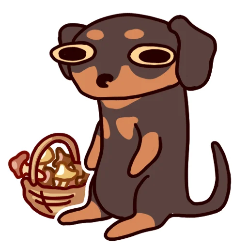🍄‍🟫 Стикер «Autumn Nosework» для Telegram