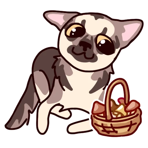 🍄‍🟫 Стикер «Autumn Nosework» для Telegram