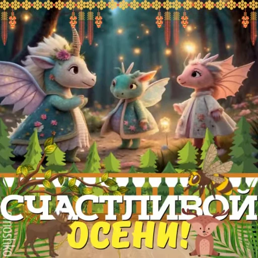 Стикерпак Осень для Telegram