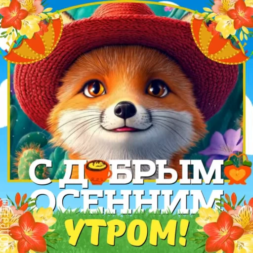 🌟 Стикер «Осень» для Telegram