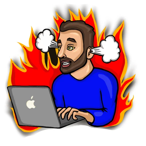 🧑‍💻 Стикер «Dima Avadani» для Telegram