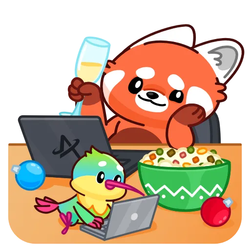 🎅 Стикер «Avan Change» для Telegram