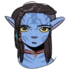 Стикер 9 🌊 Набор эмоджи по фильму «Avatar Аватар»