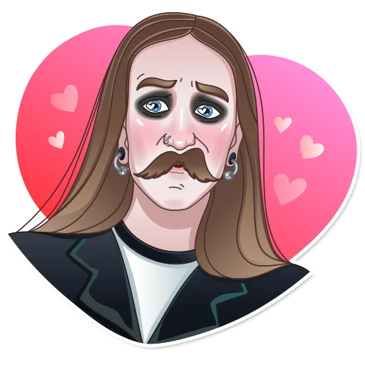 😍 Стикер «Avatar Metal» для Telegram