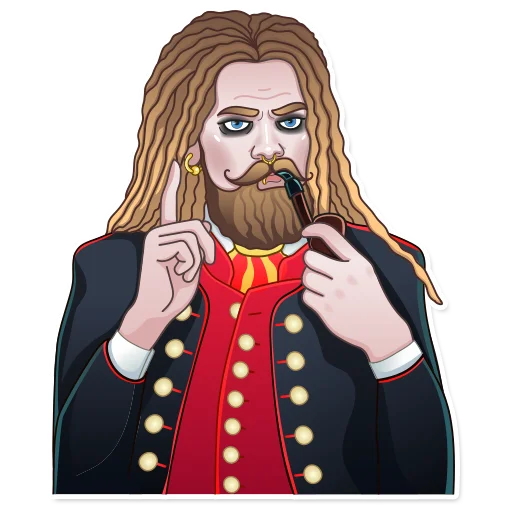 🤫 Стикер «Avatar Metal» для Telegram