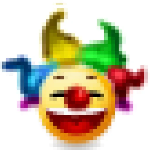 🤡 Стикер «Аватария смайлес))» для Telegram