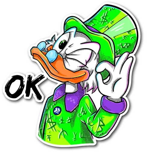 👌 Стикер «avduck» для Telegram