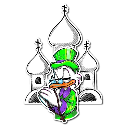 🙏 Стикер «avduck» для Telegram