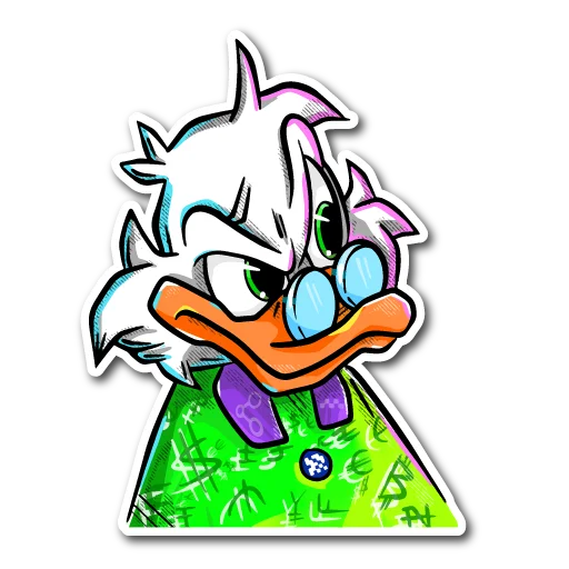 🫤 Стикер «avduck» для Telegram