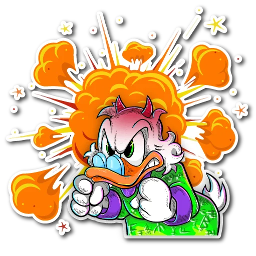 👿 Стикер «avduck» для Telegram