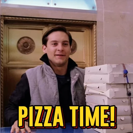 🍕 Стикер «Человек Паук» для Telegram