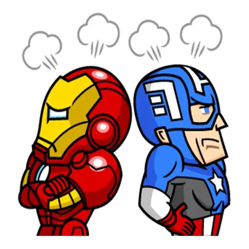 Стикерпак Avengers для Telegram