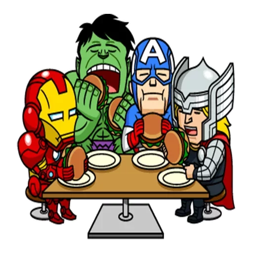 😀 Стикер «Avengers» для Telegram