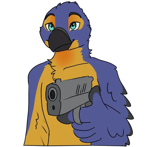 🔫 Стикер «Averins» для Telegram