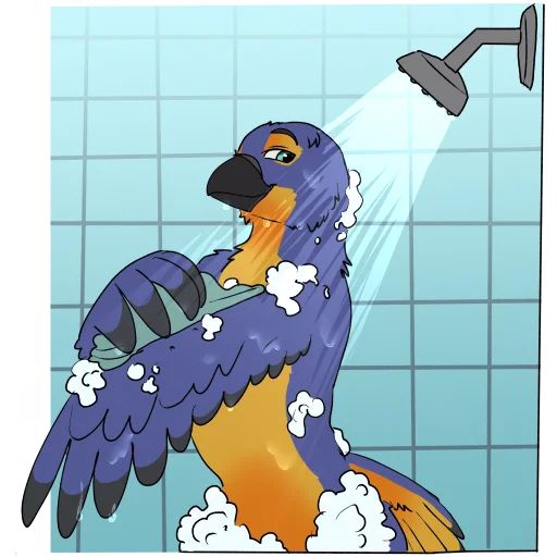 🚿 Стикер «Averins» для Telegram