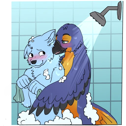 🚿 Стикер «Averins» для Telegram