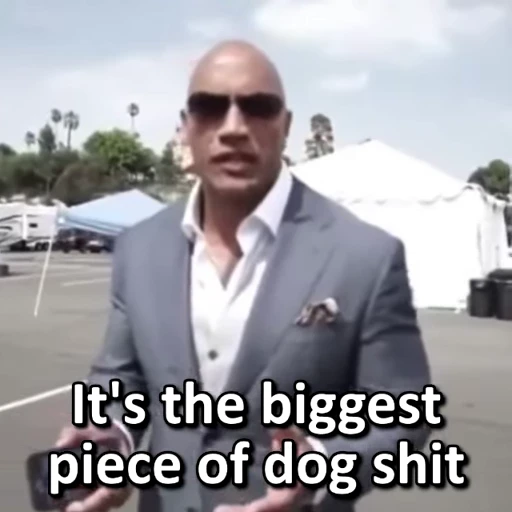 💩 Стикер «The Rock» для Telegram