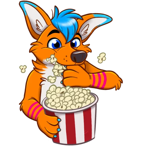 🍿 Стикер «AviFoxExpansion» для Telegram