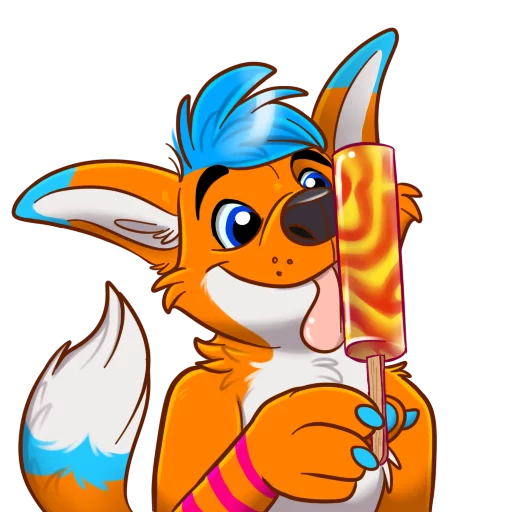 🍦 Стикер «AviFoxExpansion» для Telegram