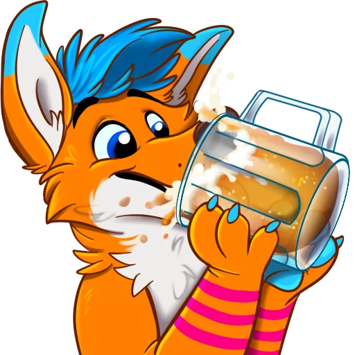 Стикерпак AviFoxExpansion для Telegram