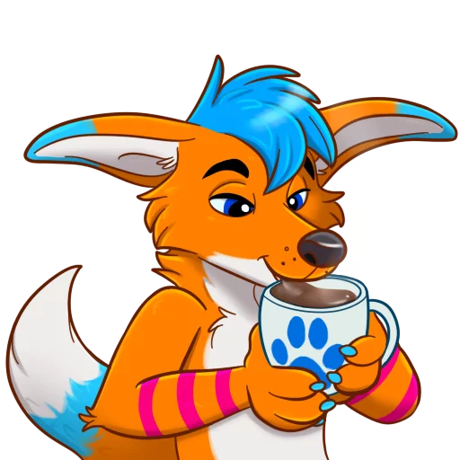 ☕️ Стикер «AviFoxExpansion» для Telegram